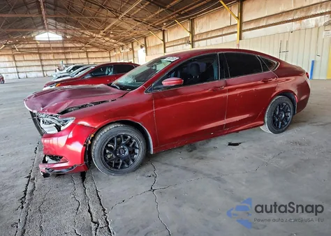 2015 Chrysler 200 Limited z USA, uszkodzony, nr VIN 1C3CCCAB1FN679783